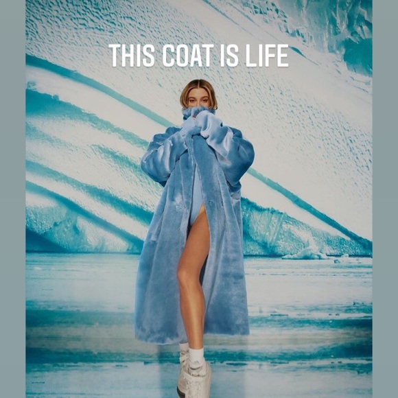 Ivy Park Faux Fur Coat - Medium - Picture 1 of 4